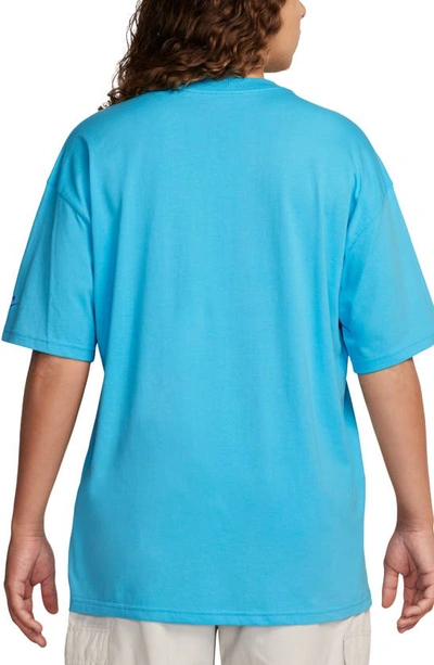 Shop Nike Max90 Air Max Plus Graphic T-shirt In Baltic Blue