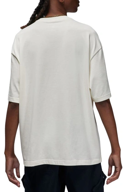 Shop Jordan Flight Essentials Jumpman Oversize T-shirt In Sail