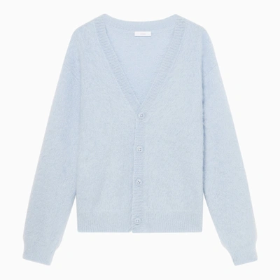 1989 Studio Pastel Light Blue Mohair Blend Cardigan