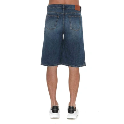 Alexander Mcqueen Denim Shorts