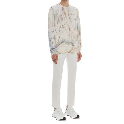 Shop Alexander Mcqueen William Blake Dante Print Pullover