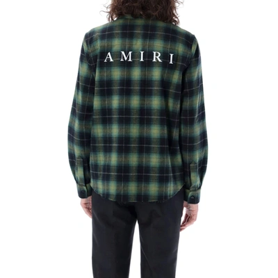 Shop Amiri Cotton Flannel Shirt