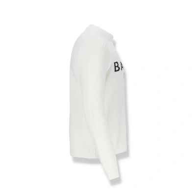 Shop Balmain Cotton Logo Sweater