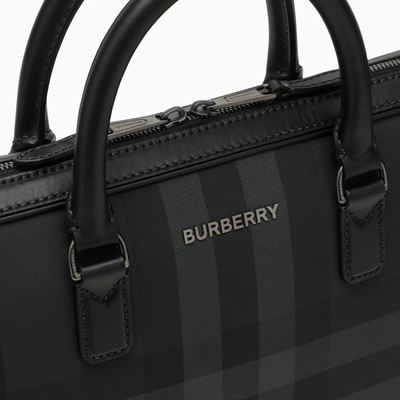 Shop Burberry Ainsworth Slim Charcoal Grey Briefcase