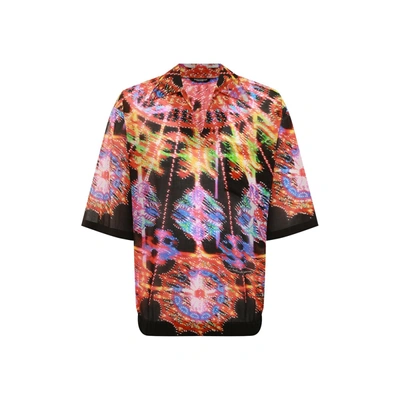Dolce & Gabbana Multicolor Luminarie Print Cotton T-shirt