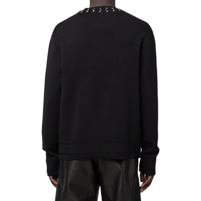 Shop Givenchy Hoop Detailed Neckline Jumper