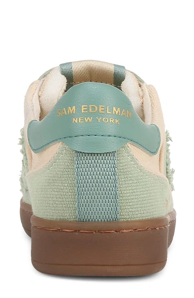 Shop Sam Edelman Jayne Low Top Sneaker In Washed Palm/ Linen