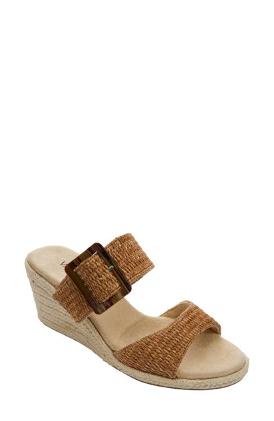 Shop Vaneli Layla Espadrille Wedge Slide Sandal In Tan
