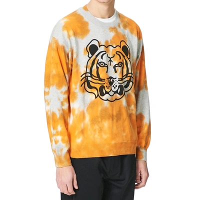 Shop Kenzo Tie Dye Tiger Sweater