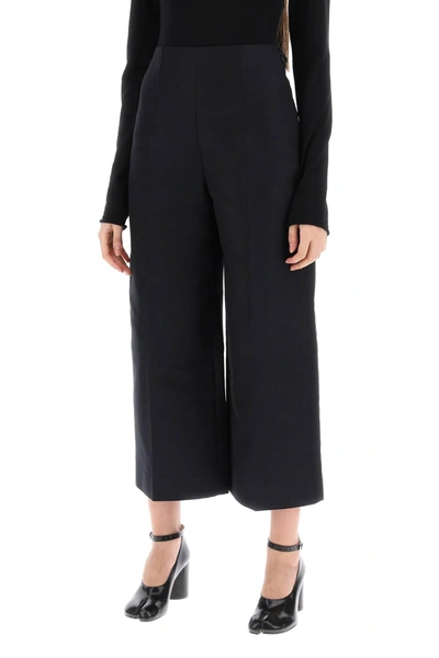 Shop Marni Wide Legged Cropped Pants With Flared