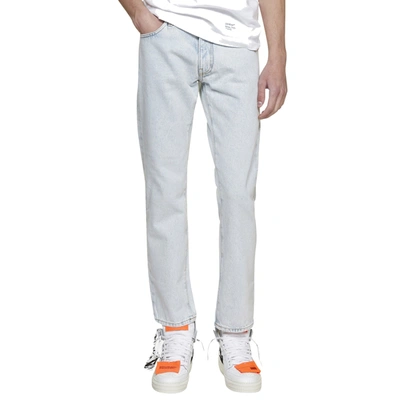 Shop Off-white Off White Off White Slim Fit Diag Jeans