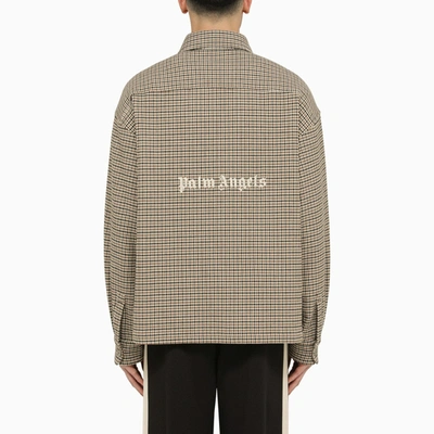Palm Angels Club Check Logo Overshirt
