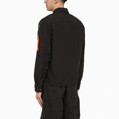 Shop Parajumpers Black Millard Jacket In Nylon