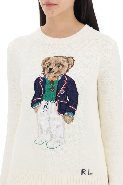 Shop Polo Ralph Lauren Polo Bear Cotton Sweater