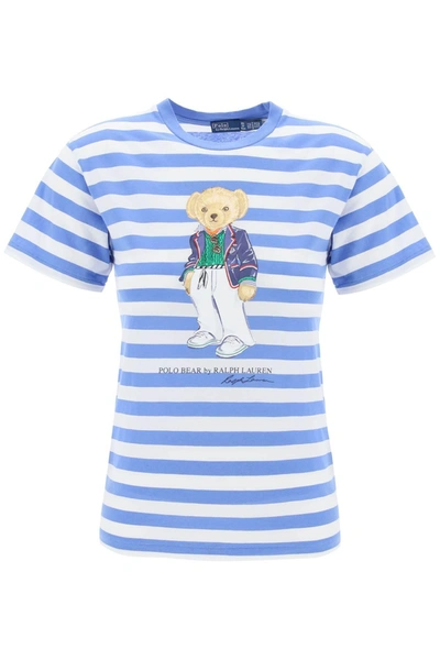 Shop Polo Ralph Lauren Polo Bear Striped T Shirt