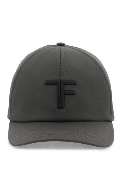 Shop Tom Ford Baseball Cap With Embroidery