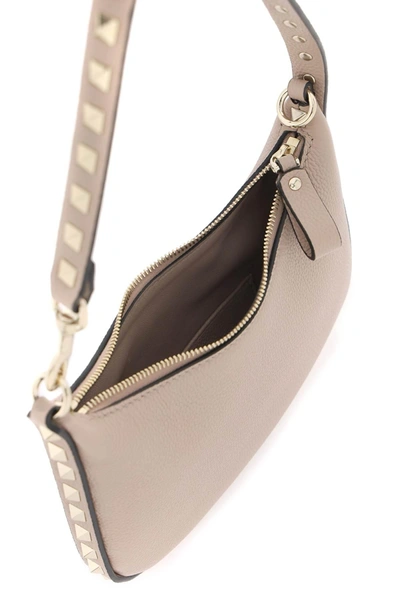 Shop Valentino Garavani Rockstud Mini Hobo Bag