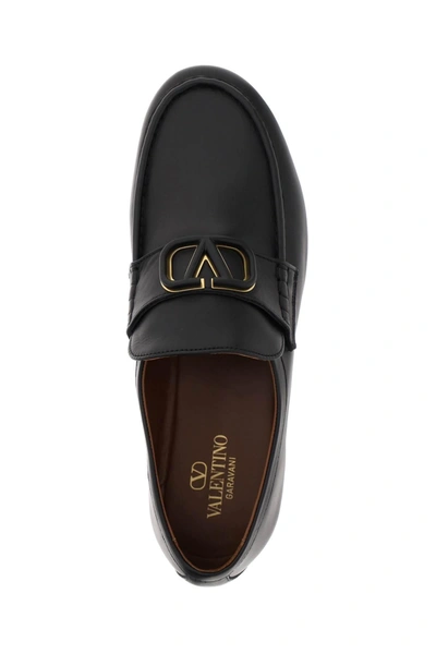 Shop Valentino Garavani Vlogo Signature Calfskin Nappa