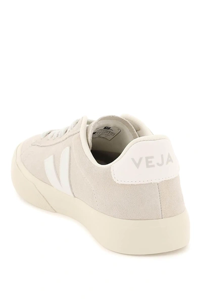Shop Veja Chromefree Leather Campo Sneakers
