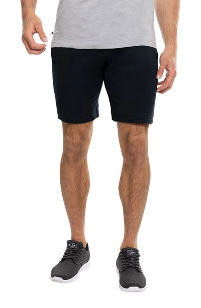 Shop Travis Mathew Travismathew Cloud Knit Shorts In Black