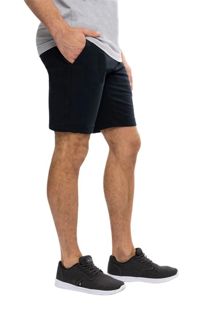 Shop Travis Mathew Travismathew Cloud Knit Shorts In Black