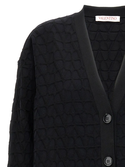 Shop Valentino Toile Iconographe Sweater, Cardigans Black