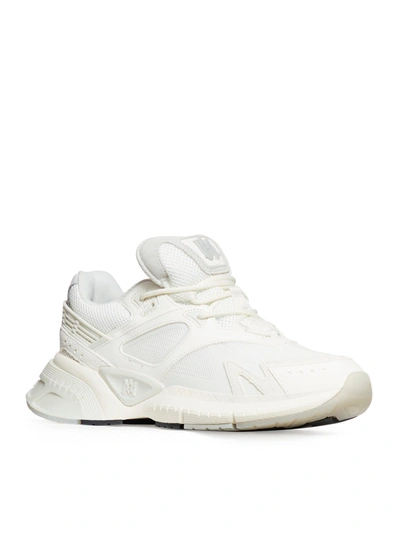 Shop Amiri Men Ma Runner Sneakers In White Mesh