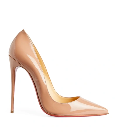 Shop Christian Louboutin Women So Kate Patent Pumps 120 In Cream