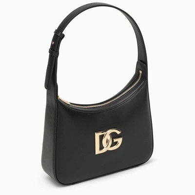 Shop Dolce & Gabbana Dolce&gabbana Black Leather 3.5 Shoulder Bag Women