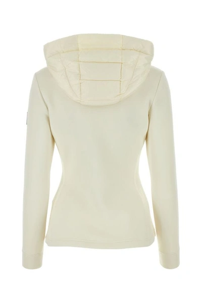 Shop Mackage Woman Ivory Cotton Blend And Nylon Della Jacket In White
