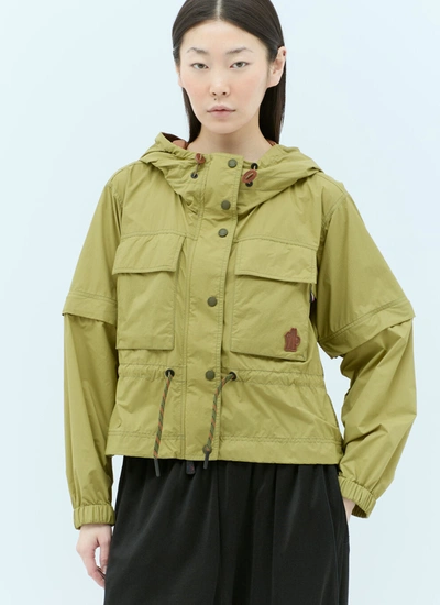 Shop Moncler Women Limosee Field Jacket In Cream