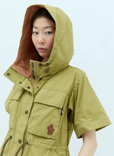 Shop Moncler Women Limosee Field Jacket In Cream