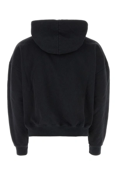 Shop Rhude Man Slate Cotton Sweatshirt In Black