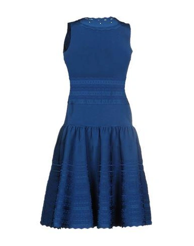 Shop Antonio Berardi Short Dresses In Pastel Blue