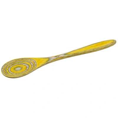 Shop Island Bamboo 8-inch Pakkawood Mini Spoon In Yellow