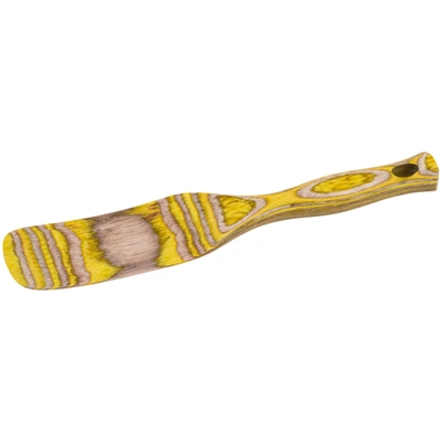 Shop Island Bamboo Pakkawood 9-inch Spurtle In Yellow