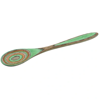 Shop Island Bamboo 8-inch Pakkawood Mini Spoon In Green