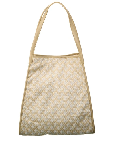 Shop Urban Expressions Tansy Leather Tote In Beige