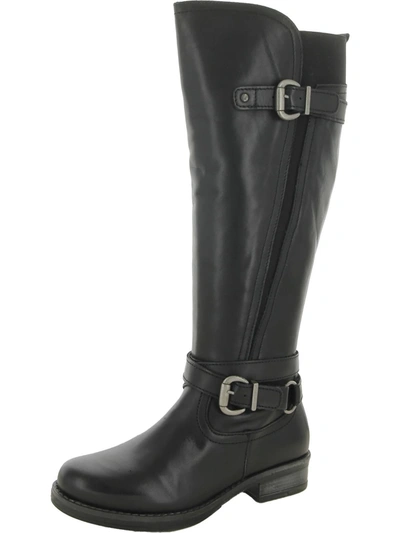 Shop Eric Michael Vermont Womens Harness Tall Knee-high Boots In Black