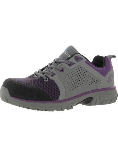 Shop Nautilus Zephyr Womens Comp Toe Slip Resistant Work And Safety Shoes In Purple
