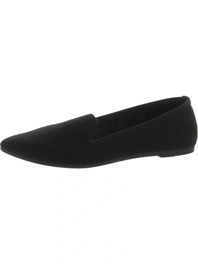 Shop Katliu Womens Canvas Slip On Loafers In Black