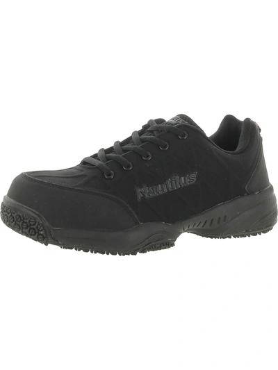 Shop Nautilus Safety Footwear Womens Composite Toe Slip Resistant Work And Safety Shoes In Black