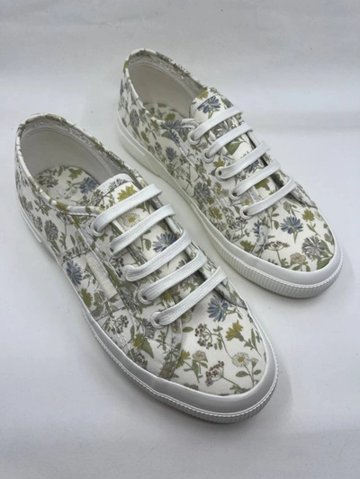 Shop Superga 2750 Floral Print Sneaker In White