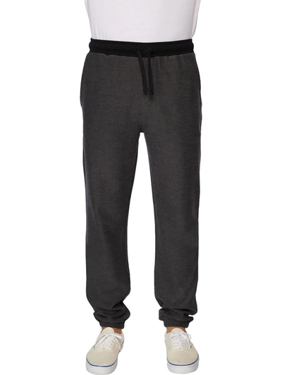 Shop O'neill Mens French Terry Knit Jogger Pants In Black
