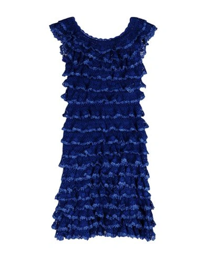 Oscar De La Renta Knee-length Dress In Blue