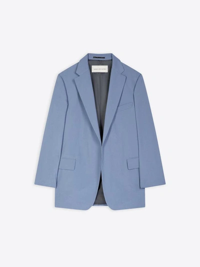 Shop Dries Van Noten 00530-blur 8255 W.w.jacket Clothing In Blue
