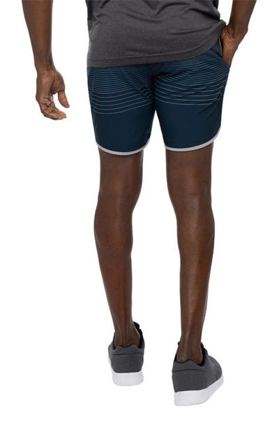 Travis Mathew Go Time 3.0 Stretch Performance Shorts In Blue Nights