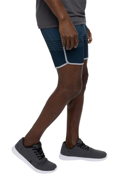 Travis Mathew Go Time 3.0 Stretch Performance Shorts In Blue Nights