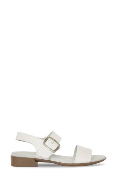 Shop Munro Cleo Sandal In White Stingray Leather