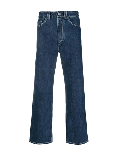 Shop Sunnei Straight Jeans In Blue